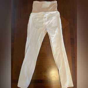 Maternity Redefined White Maternity Jeans Size Medium